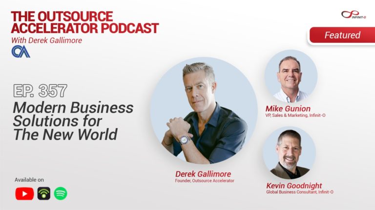 Featured Episode The Outsource Accelerator Podcast Modern Business Solutions for The New World